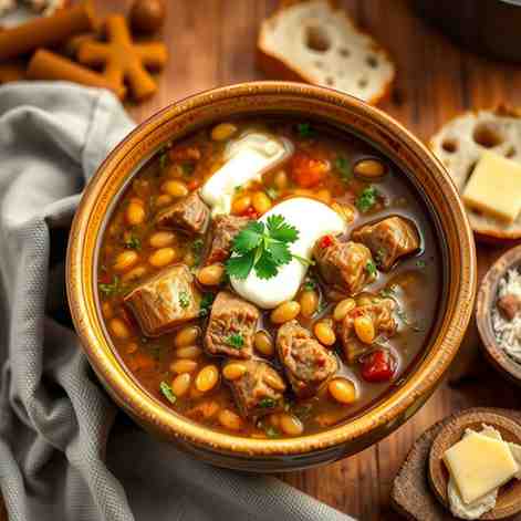Manx Broth Beef & Barley Soup - Deep Flavor, Easy Steps